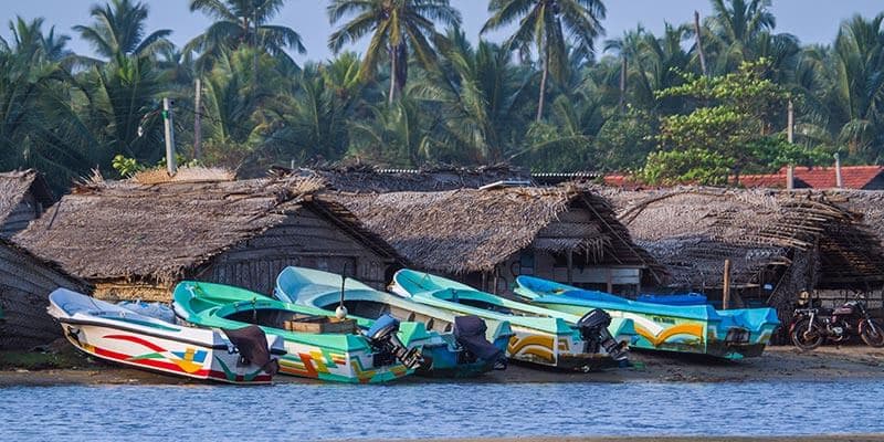 Фото рыбацкой деревни Калпития на Шри-Ланке