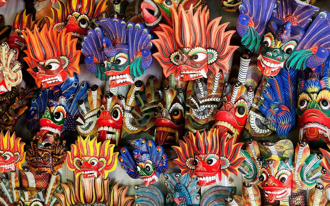 A photography of Angels & Demons: Mask-making in Sri Lanka 