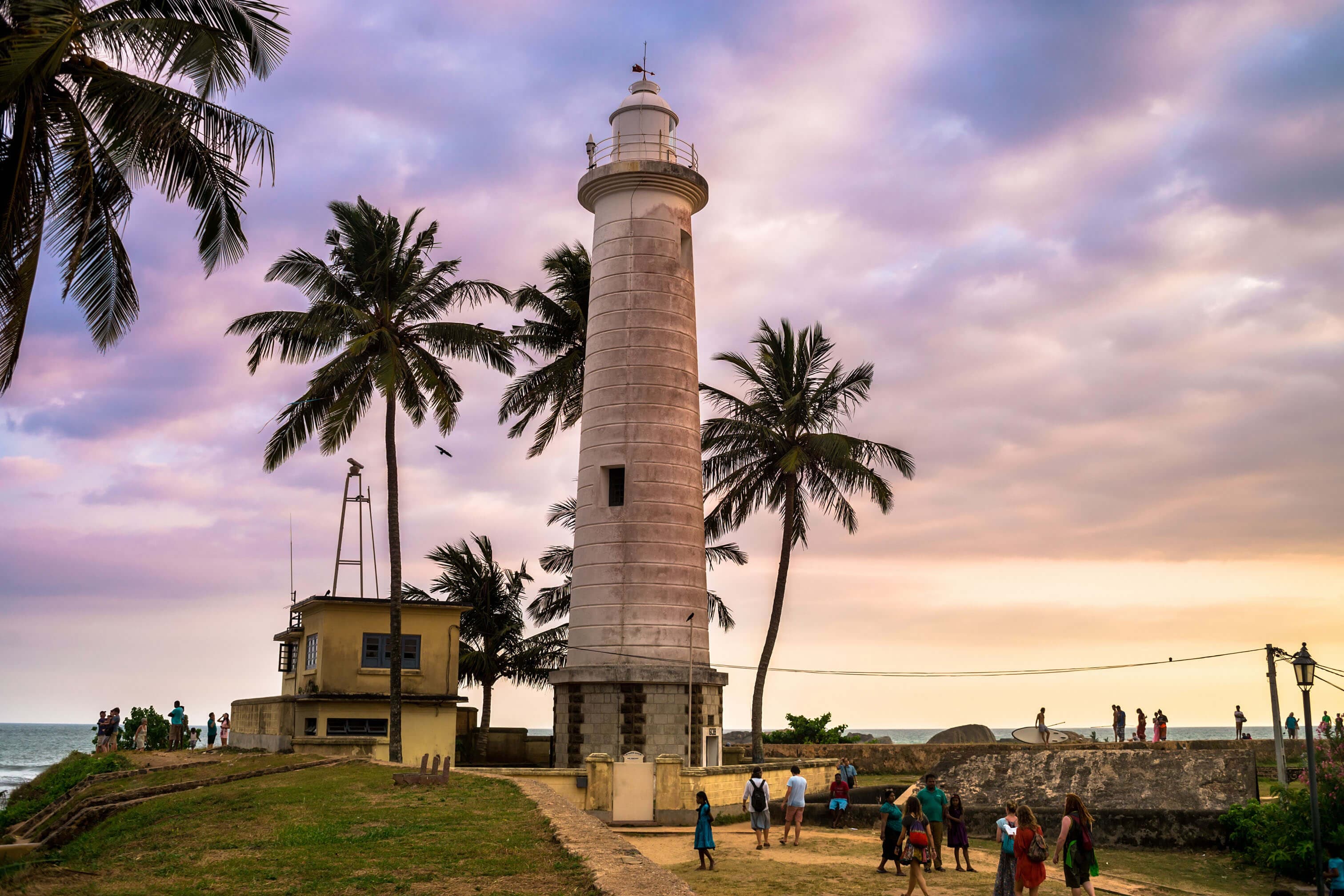 A picture of walking tour in Galle Lighthouse in Sri Lanka 