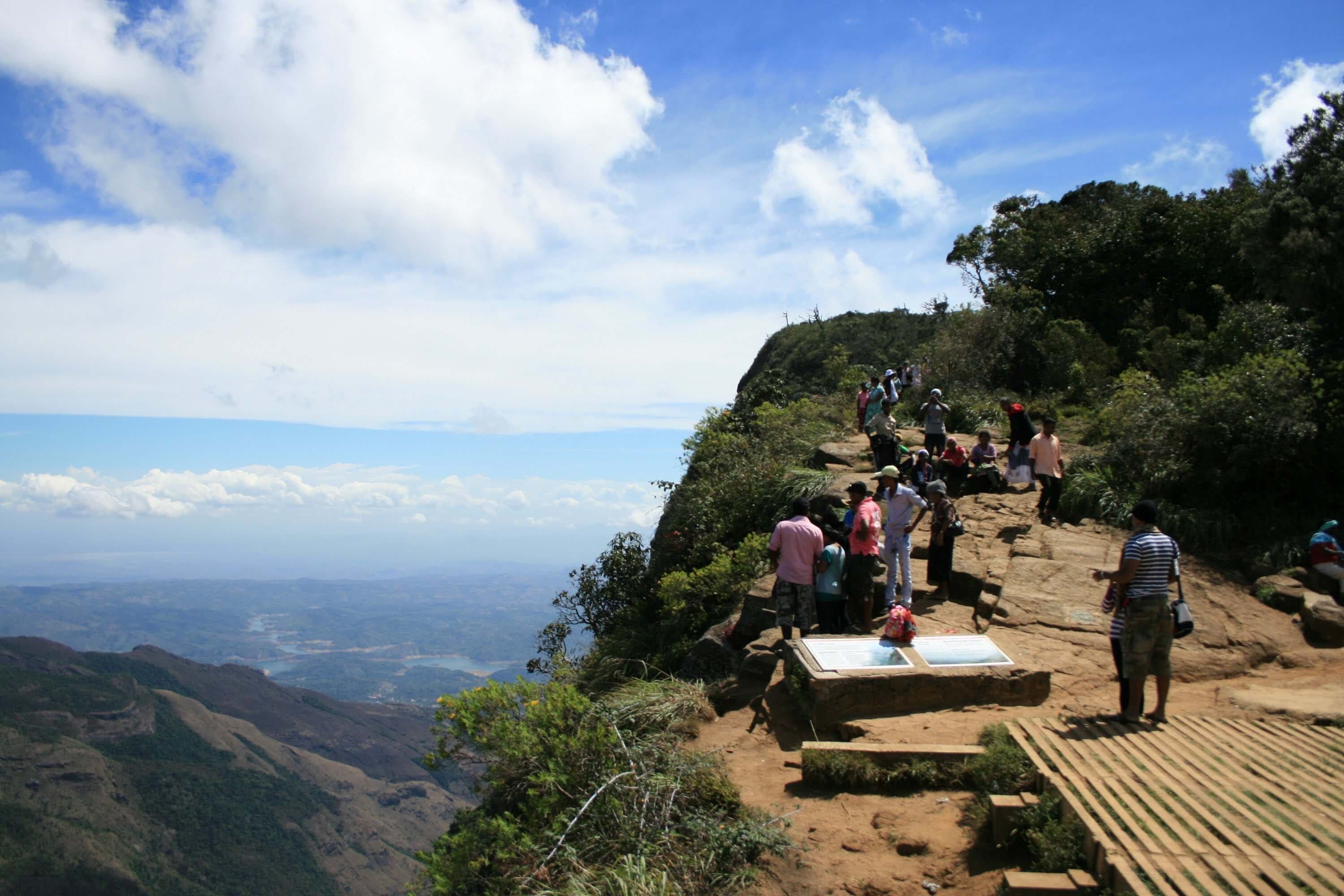 A view of Stunning landscapes in Horton Plains Sri Lanka