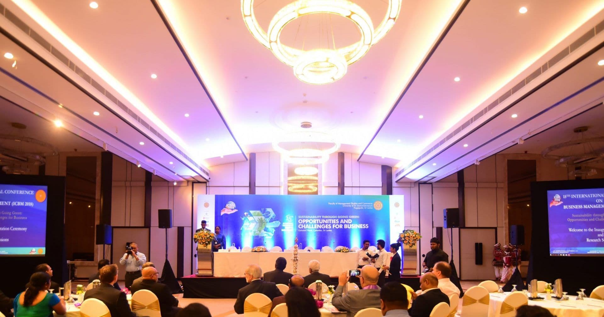 A business conference held in Sri Lanka by My Ceylon Adventures.