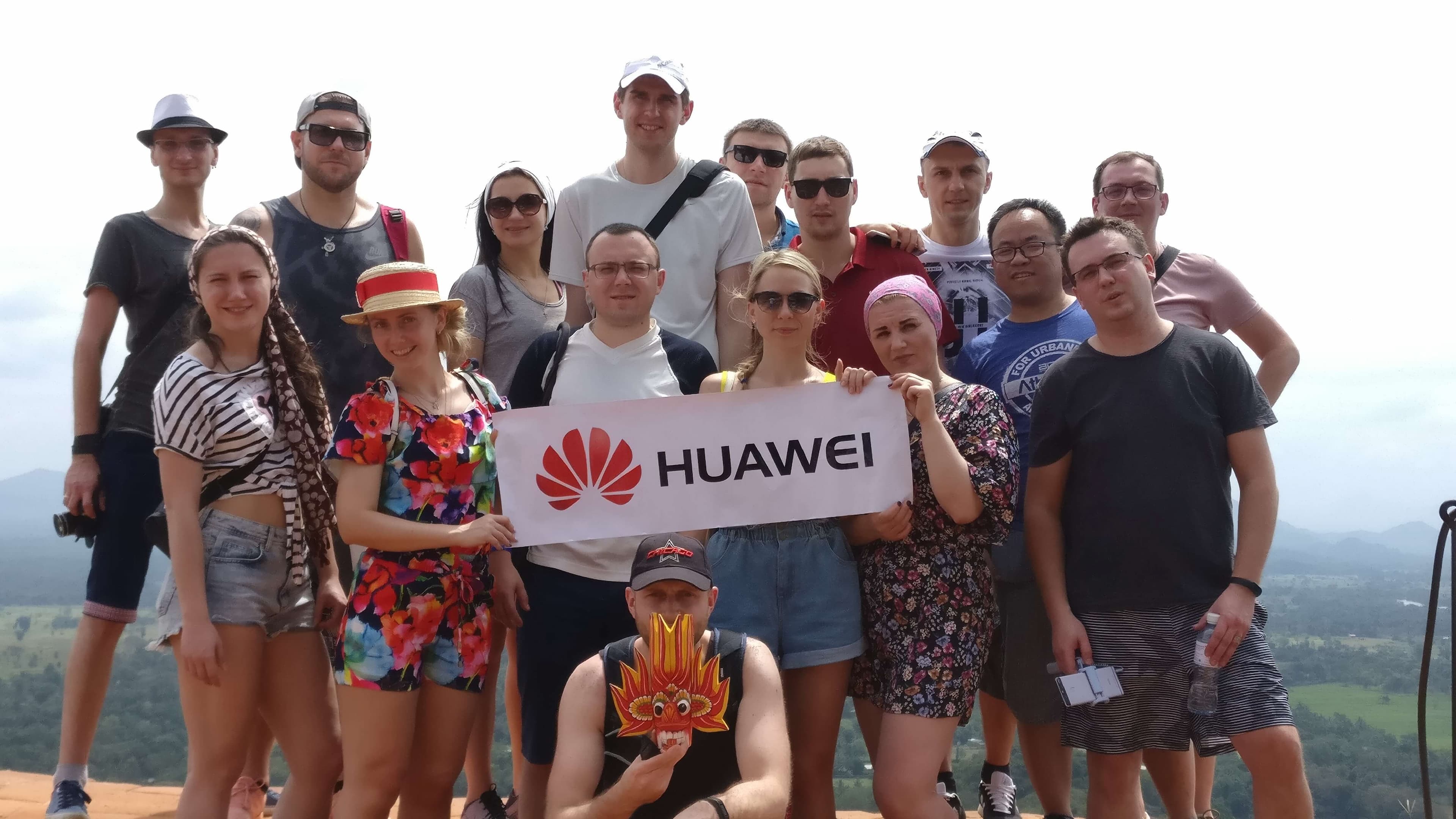 Huawei sponsored incentive holiday to boost team's moral.