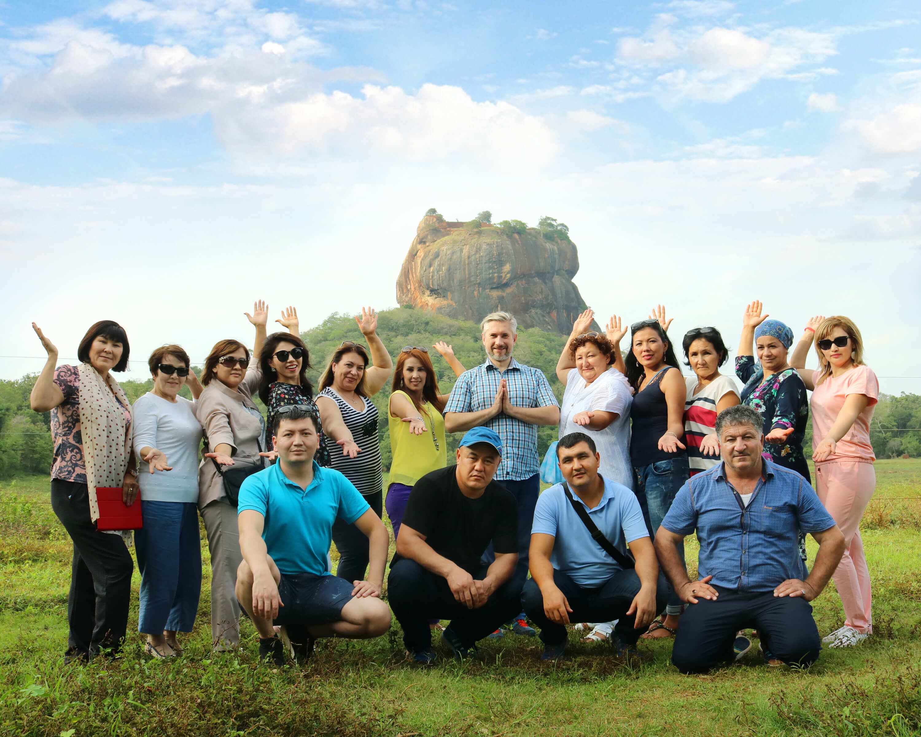 A trip to Sigiriya arranged as an incentive holiday for the team.